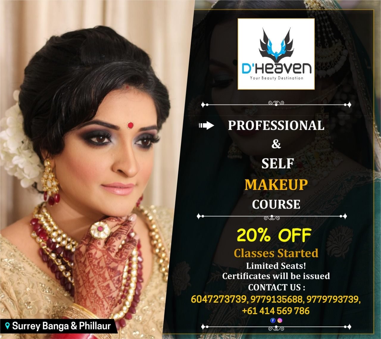 D\'Heaven unisex salon and beauty academy