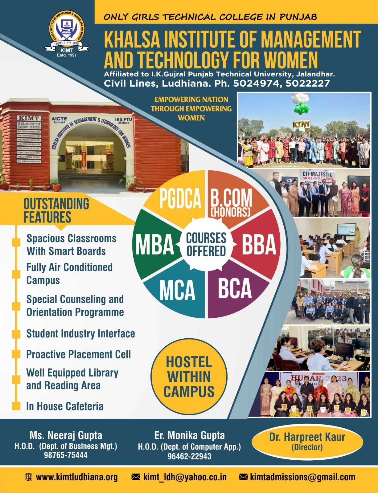Khalsa Institute Of Management & Technology For Women