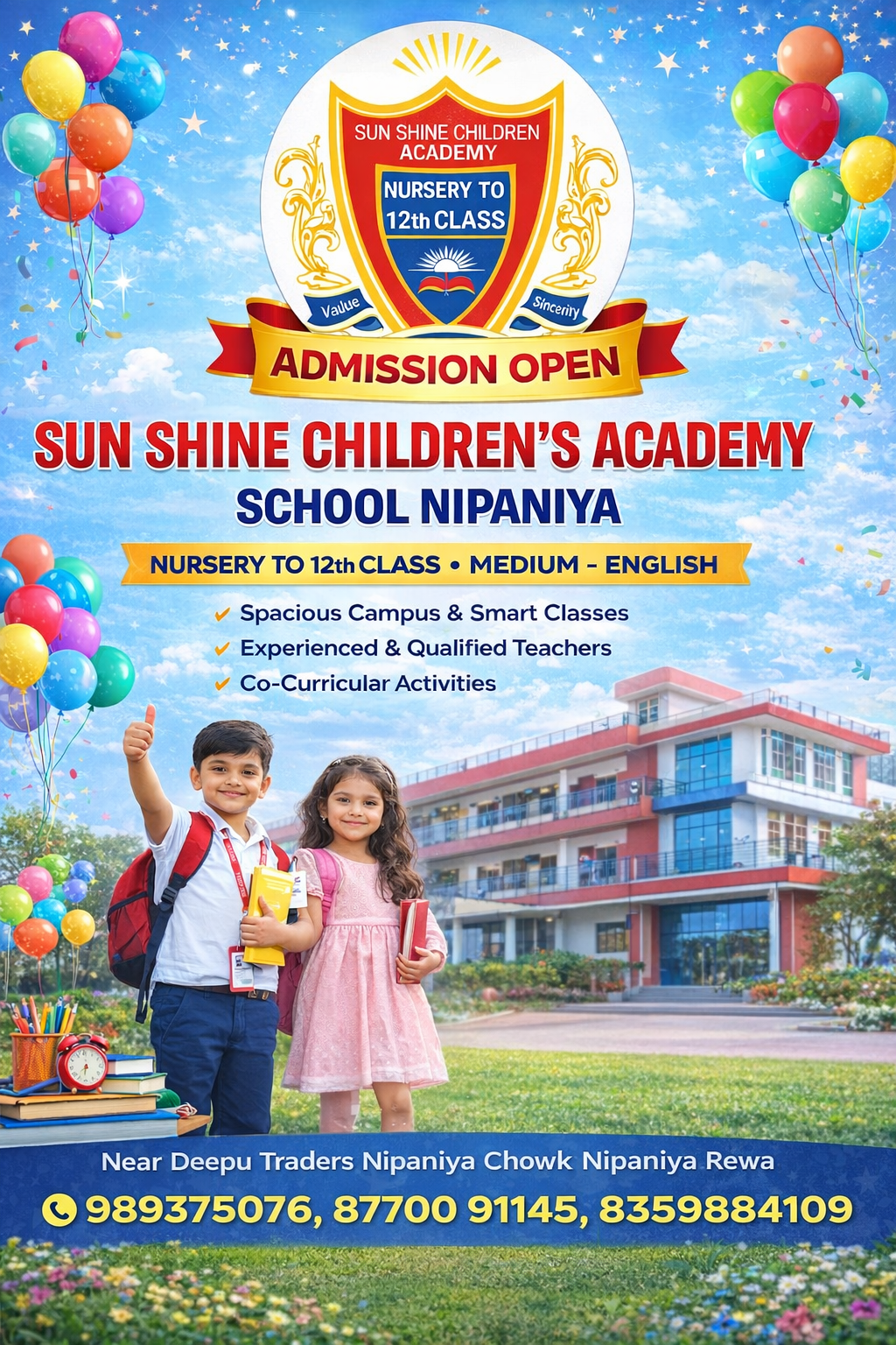 Sun Shine Children\'s Academy School Rewa
