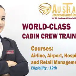 Austrane Airhostess Training School logo