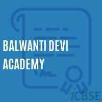 Balwanti Devi Academy logo