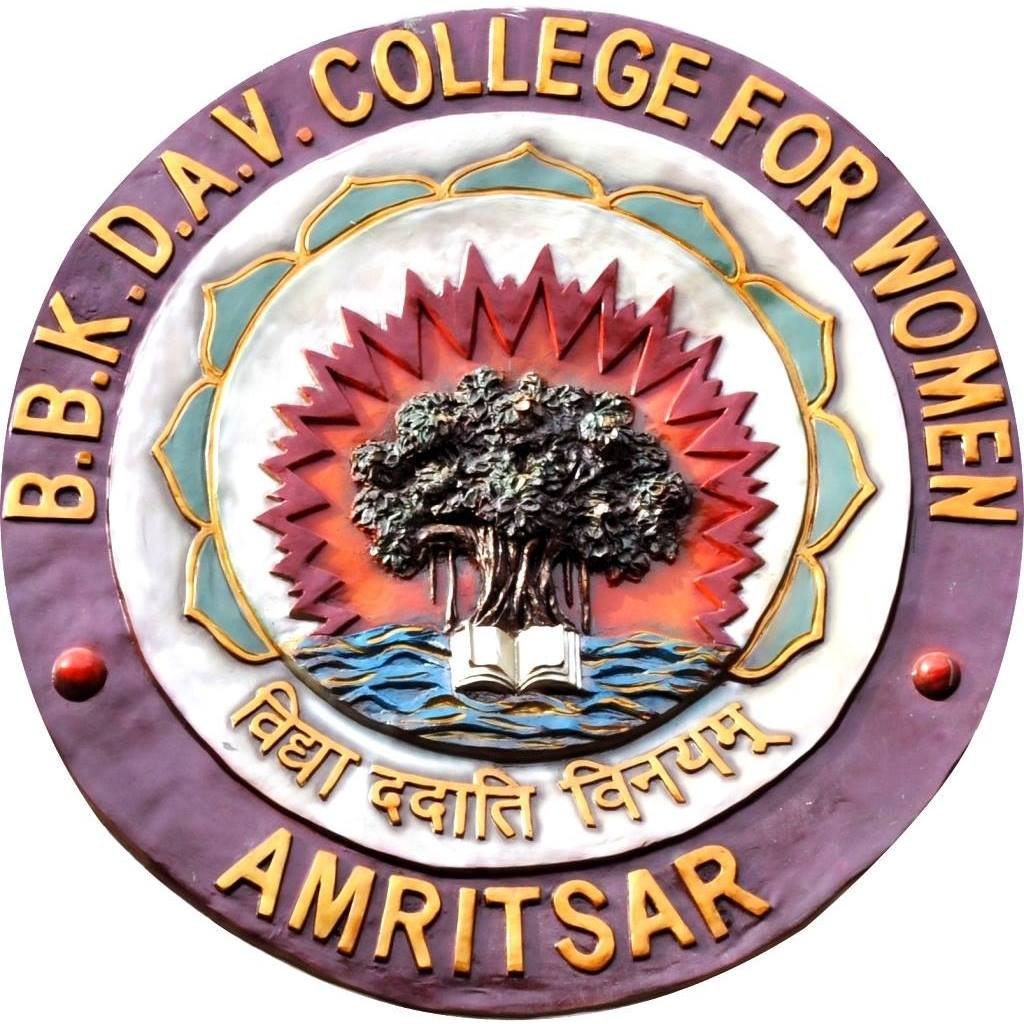 BBK DAV College for Women logo