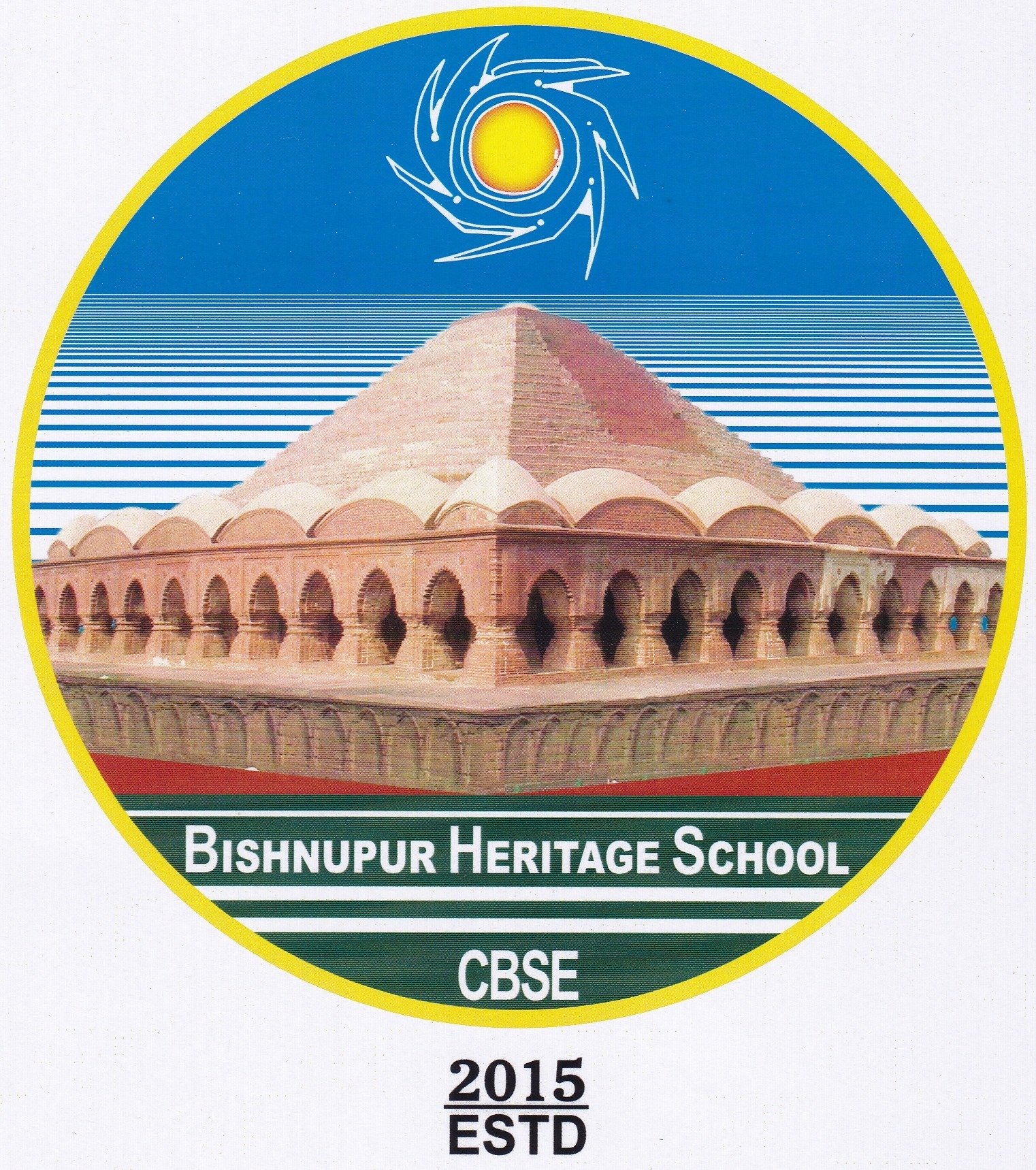 Bishnupur Heritage School logo