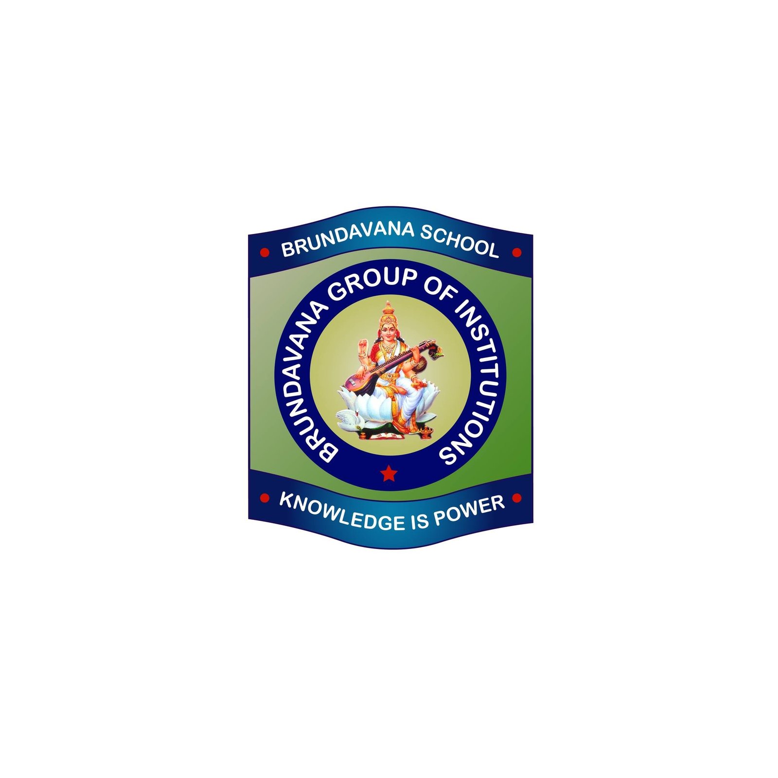 Brundavana School logo