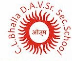 C L Bhalla D A V Senior Secondary School logo