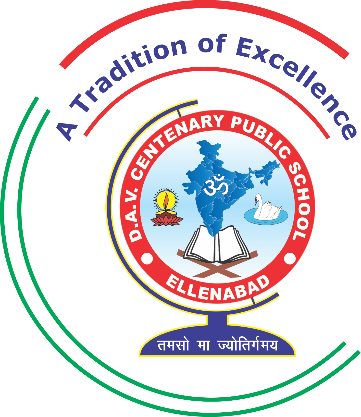 D.A.V.Centenary Public School logo