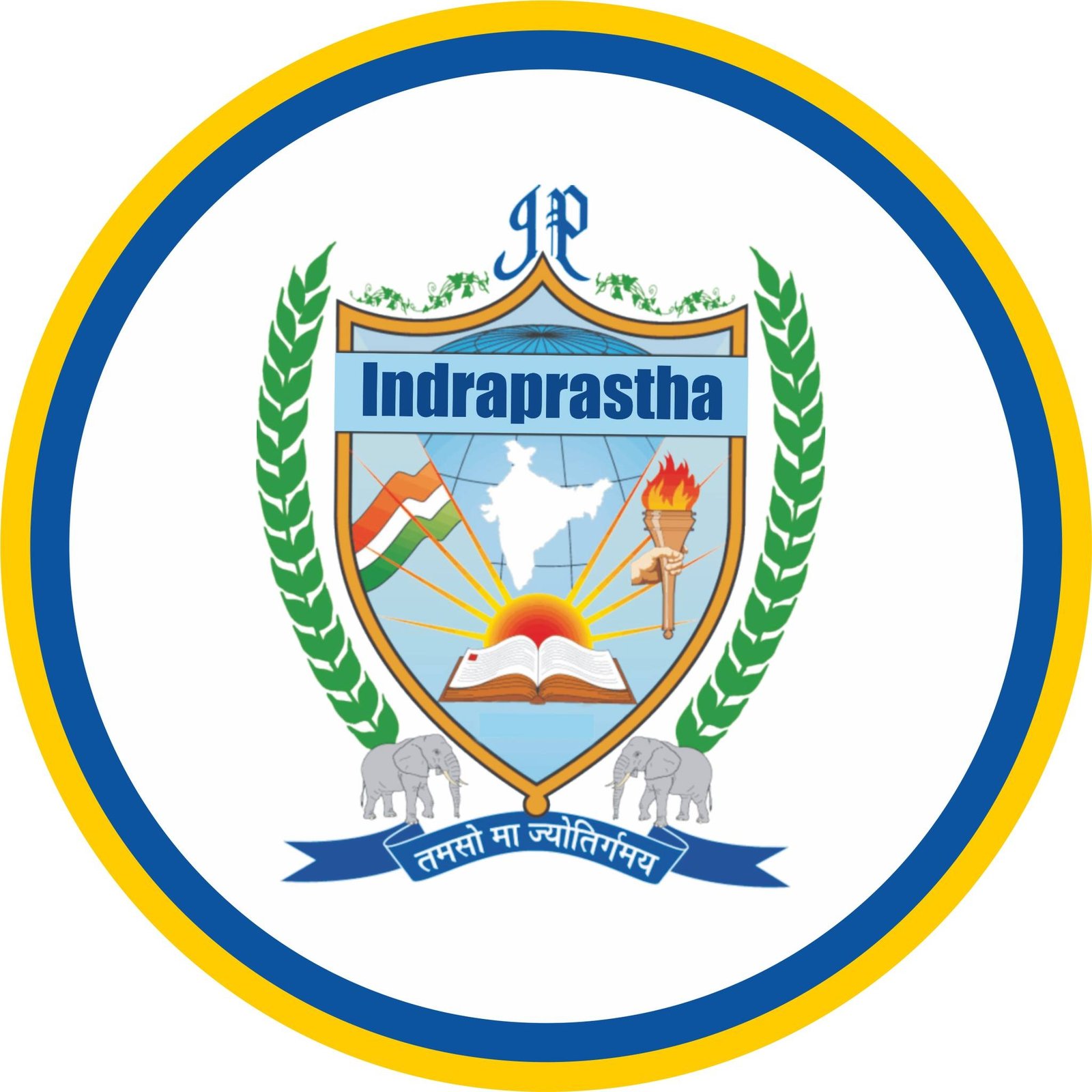 Indraprastha World School logo