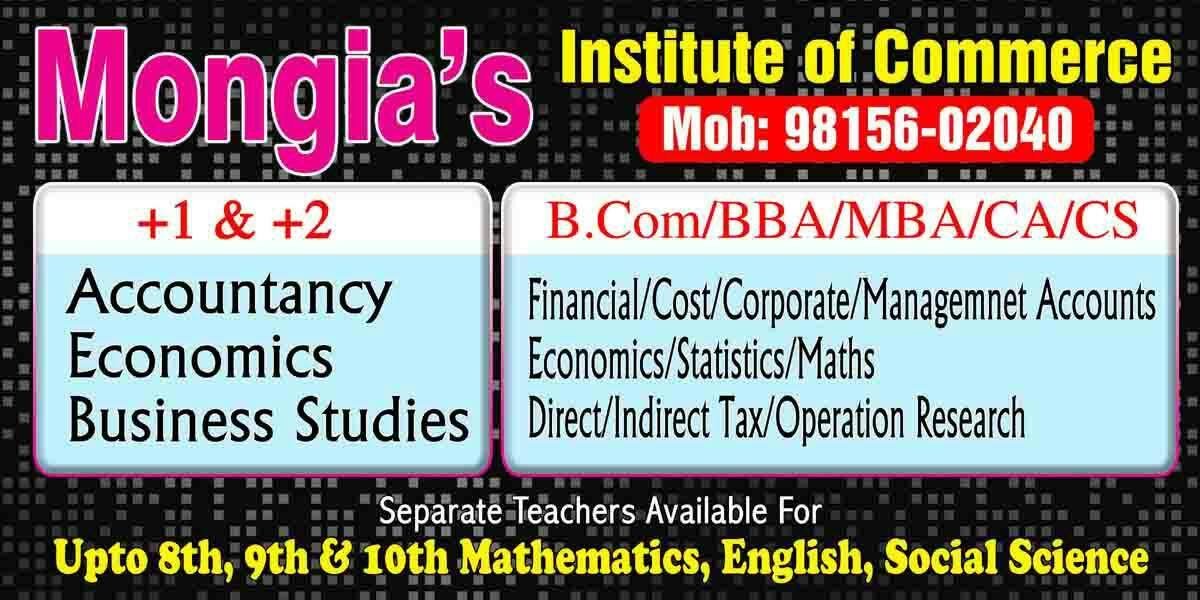 Mongia Institute of Commerce logo