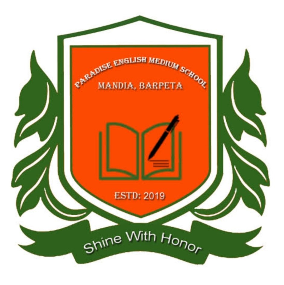 Paradise English Medium School, MANDIA logo