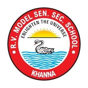 RV Model. Sen. Sec. School logo