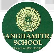Sanghamitra High School logo