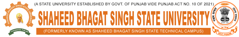 Shaheed Bhagat Singh State University logo