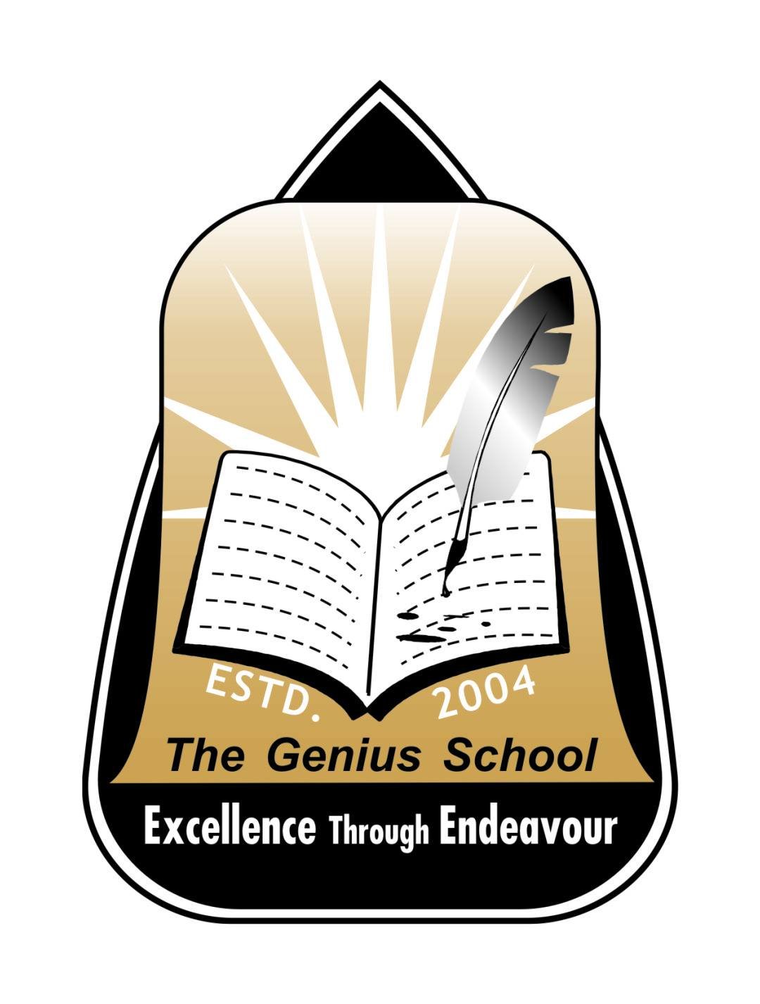The Genius Sr. Sec. School logo