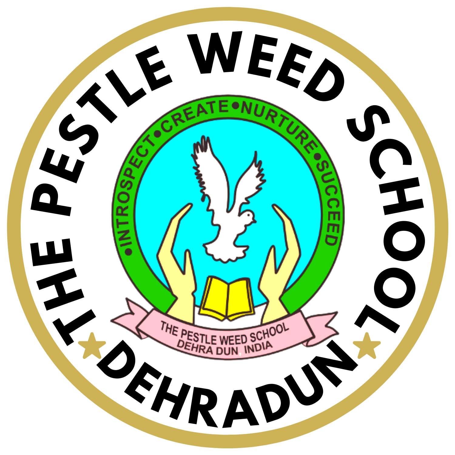 The Pestle Weed School logo