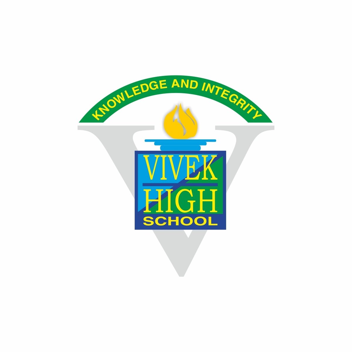 Vivek High School logo